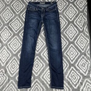 BKE Jeans Women's 26R 28x32" Payton Skinny Denim Blue Mid Rise Stretch